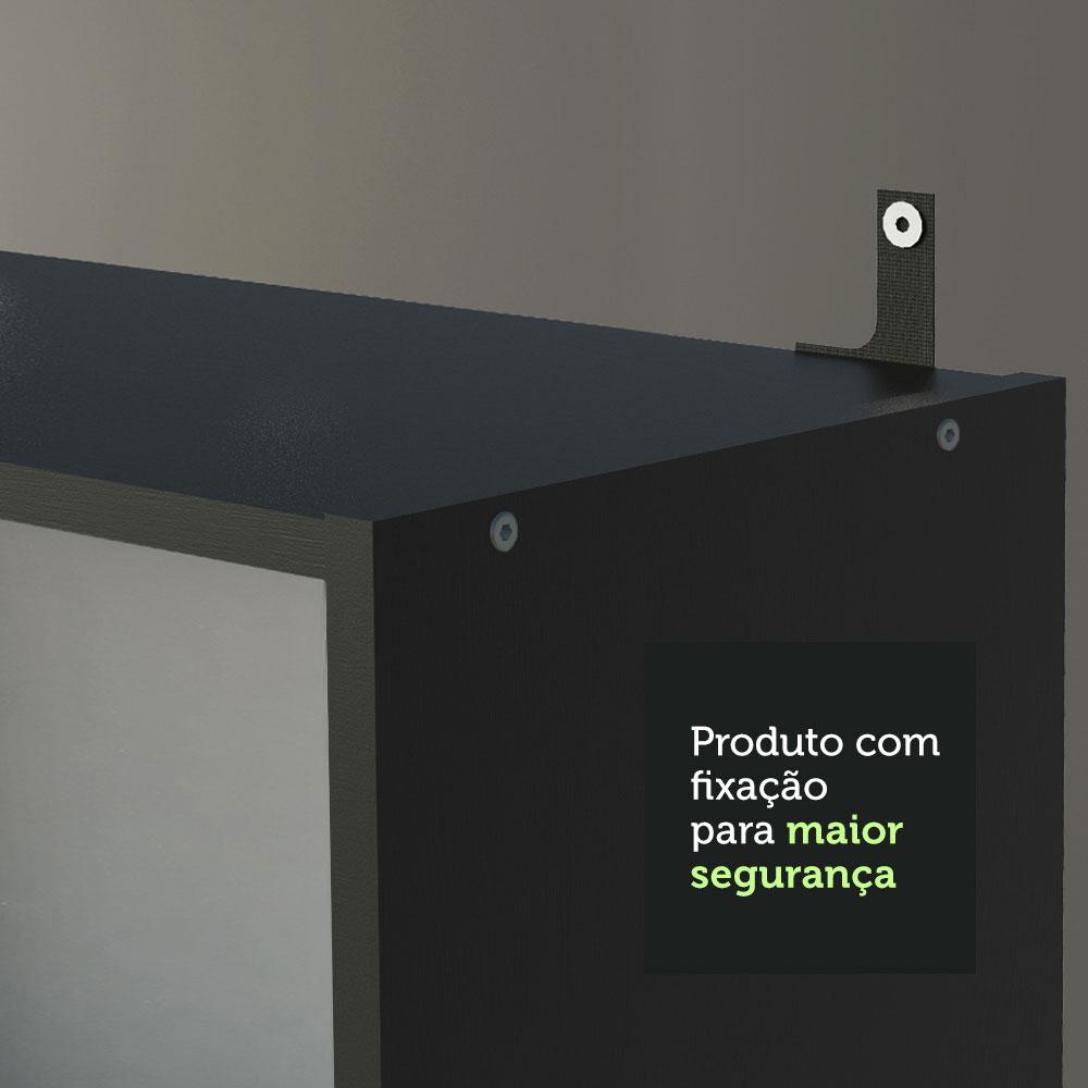 Foto 8 pulgar | Kit Estante Librero Organizador Madesa 6908 Negro