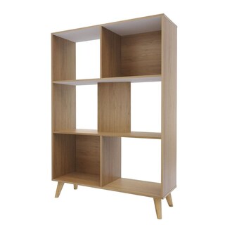 Foto 4 | Librero York Color Rovere Blanco