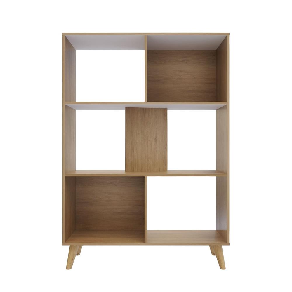 Foto 6 pulgar | Librero York Color Rovere Blanco