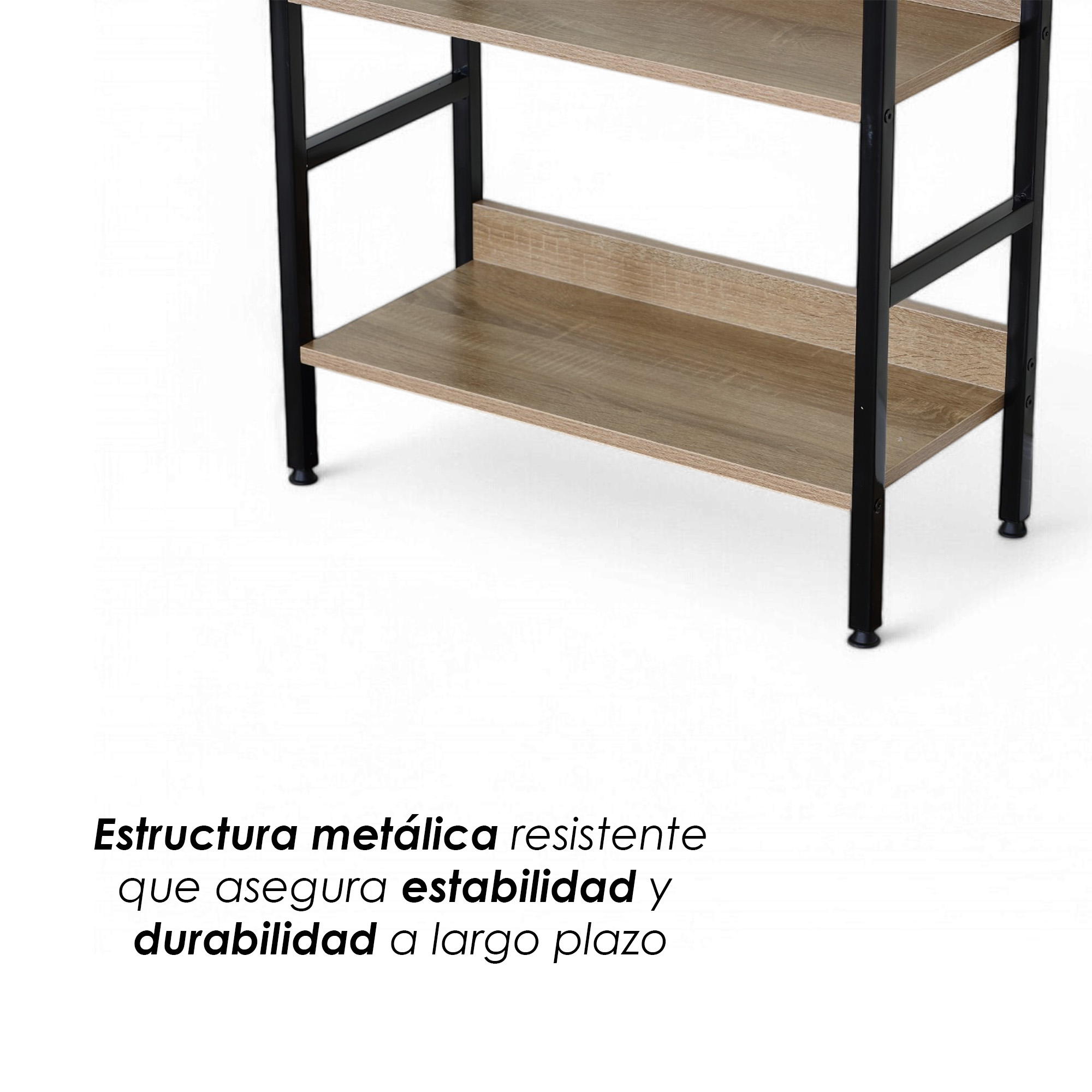 Foto 8 pulgar | Ilios Innova | Librero Organizador 5 Estantes Con Estructura Metálica