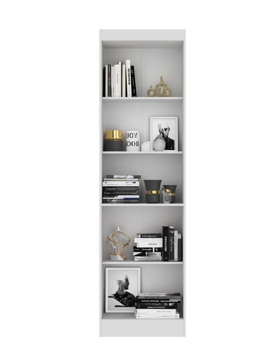 Foto 2 pulgar | Librero Skal Estante Decorativo 5 Repisas Blanco