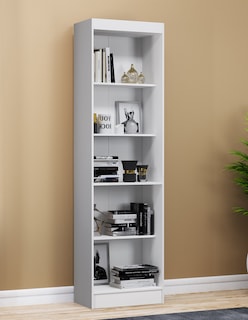 Foto 3 | Librero Skal Estante Decorativo 5 Repisas Blanco