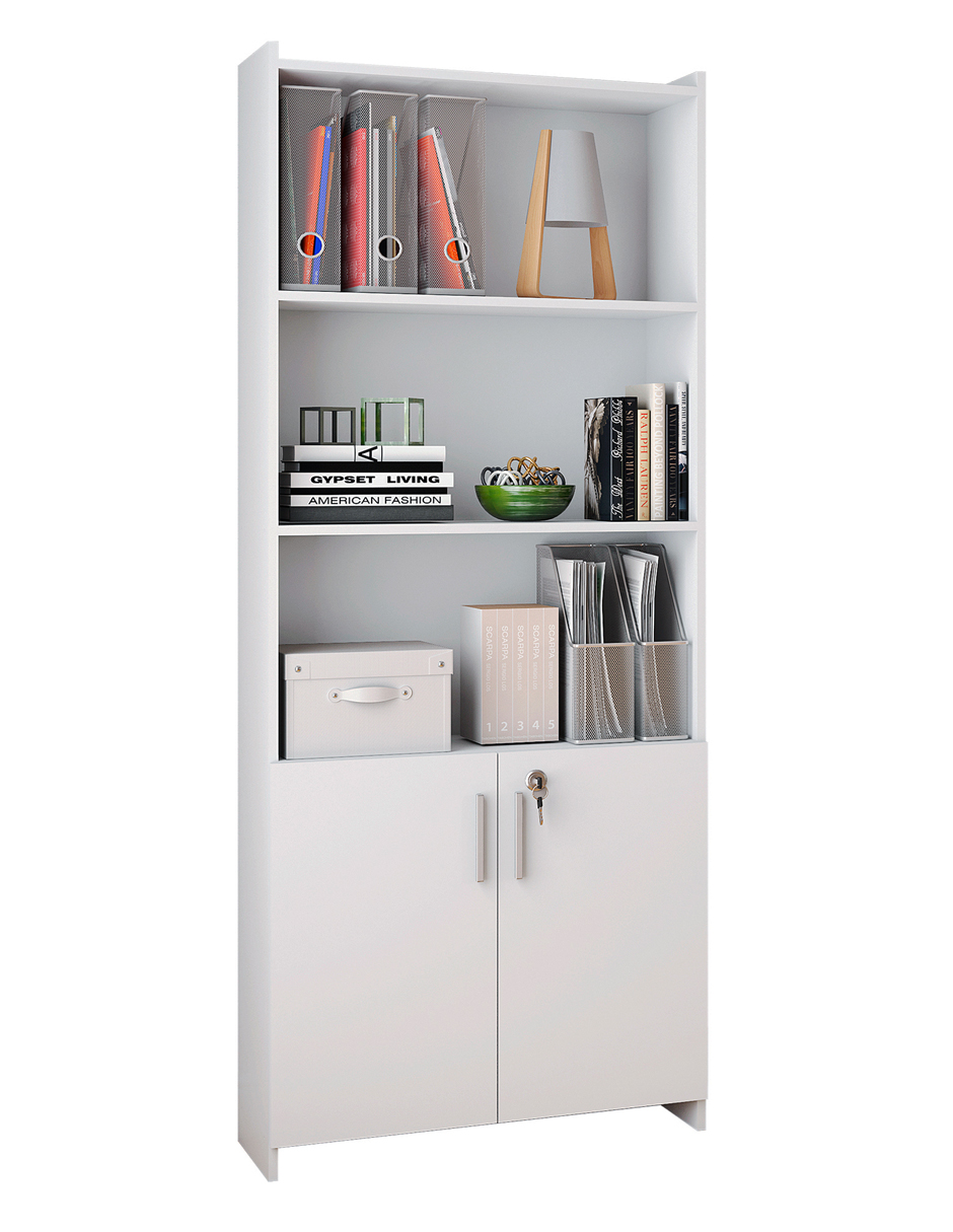 Foto 1 | Librero Skal Living 5 Repisas con Puertas