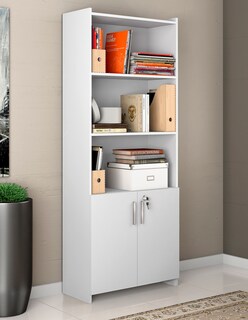 Foto 2 | Librero Skal Living 5 Repisas con Puertas