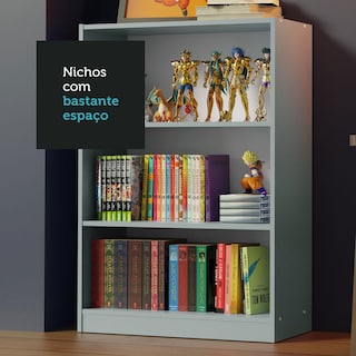 Foto 5 | Librero Madesa Gris