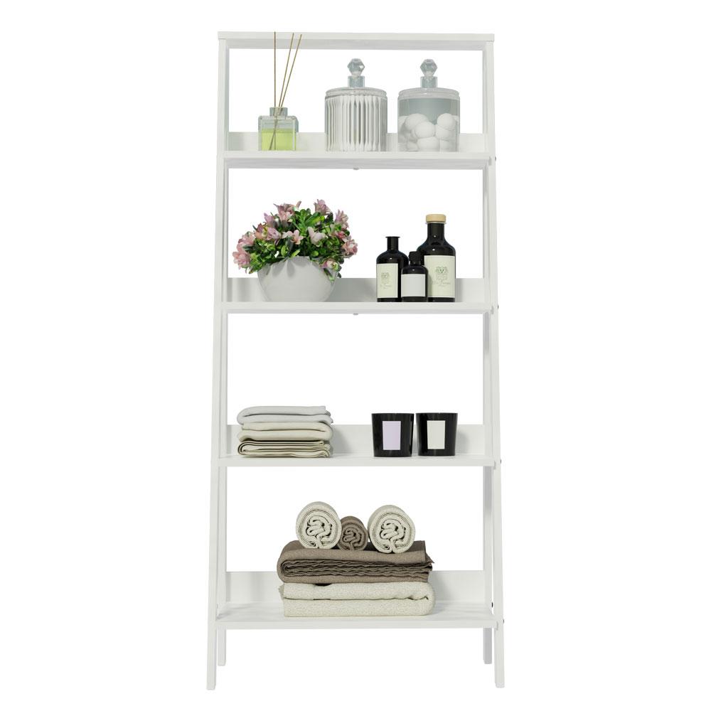 Foto 5 pulgar | Estante Escalera Organizadora Para Baño Londres Blanco