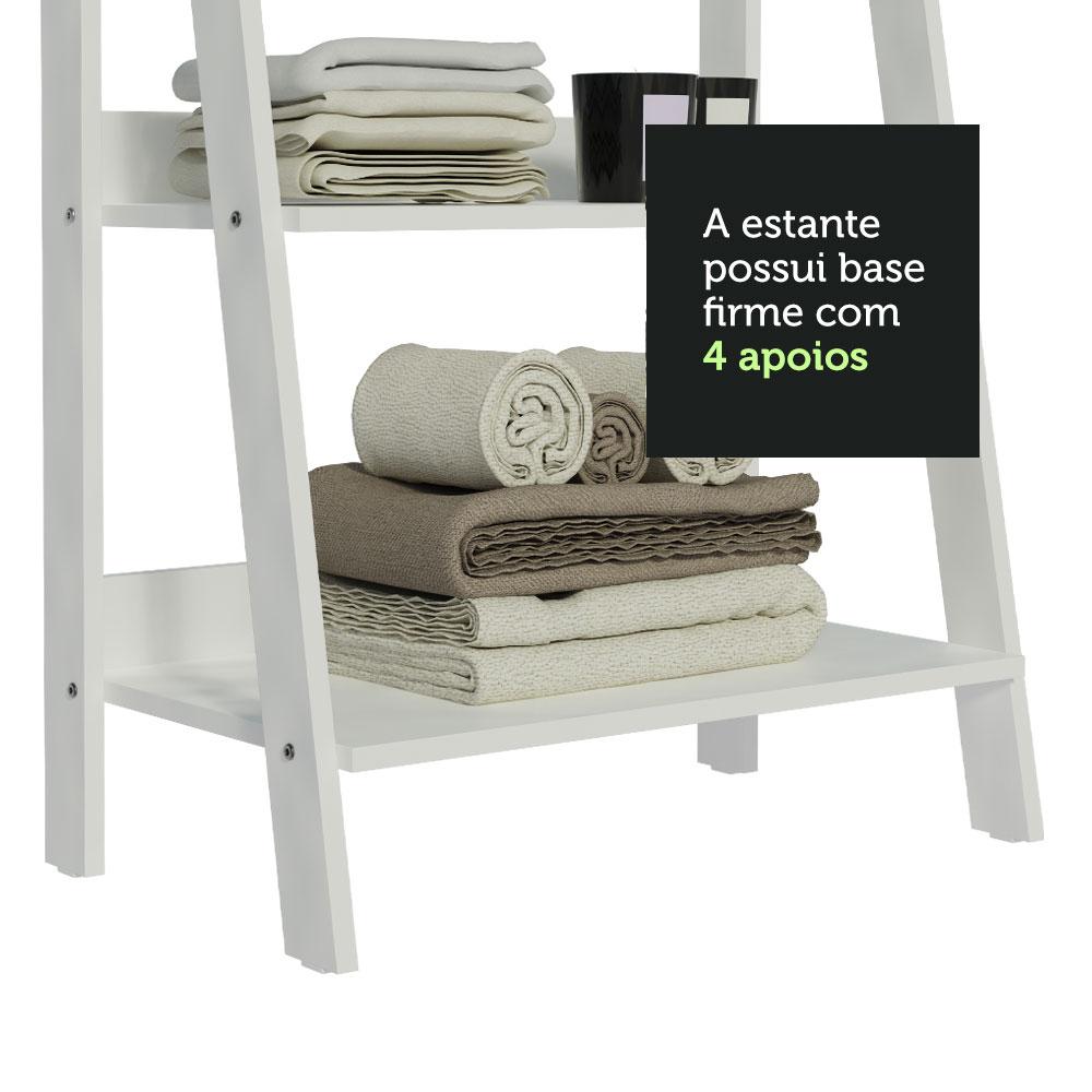 Foto 7 | Estante Escalera Organizadora Para Baño Londres Blanco