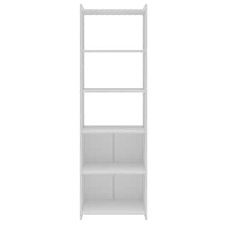 Foto 3 | Librero Moderno Blanco de 5 Repisas con Puertas Darady
