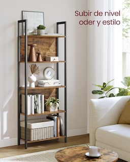 Foto 3 | Estante Vasagle con Estructura de Acero 5 Niveles