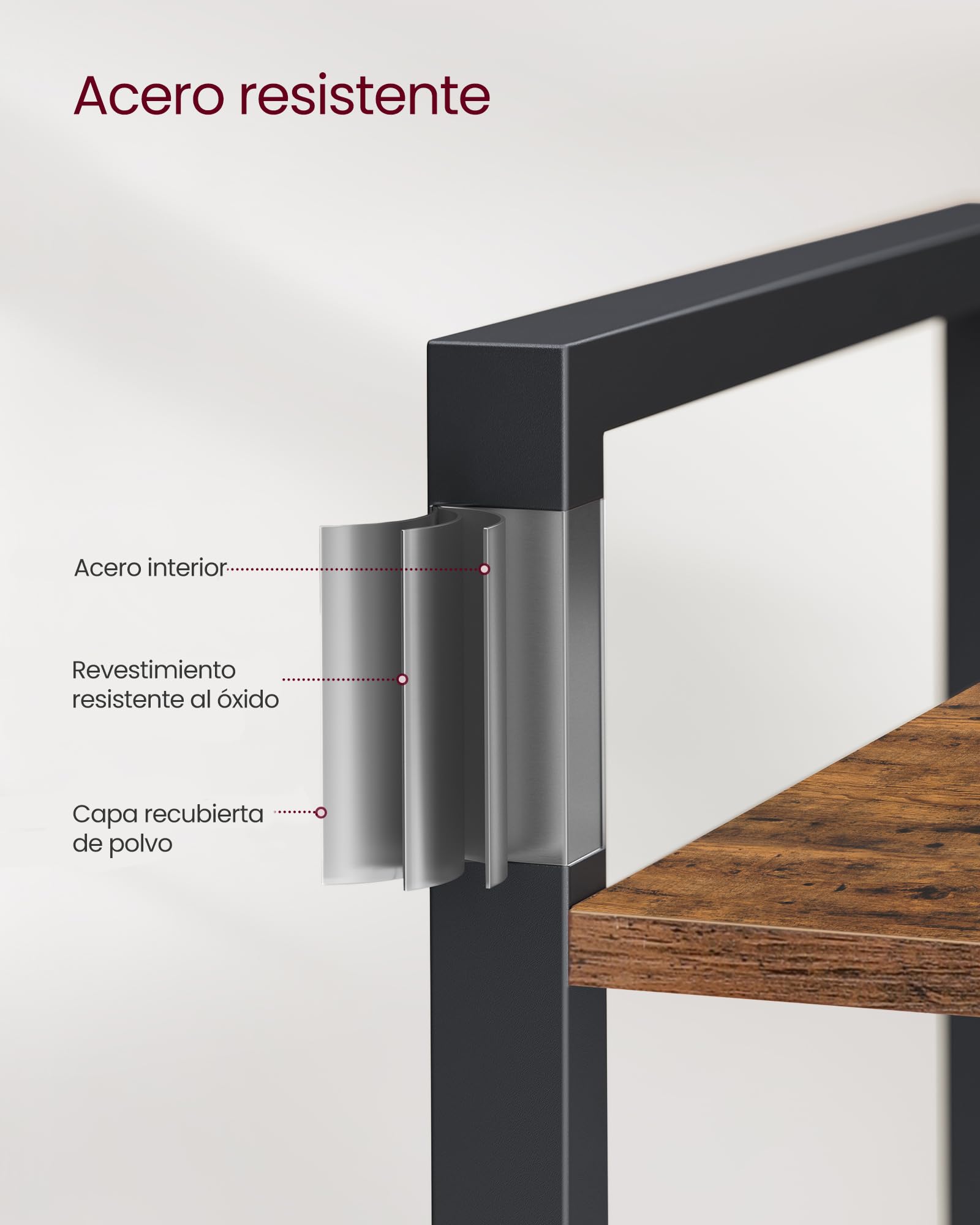 Foto 6 | Estante Vasagle con Estructura de Acero 5 Niveles
