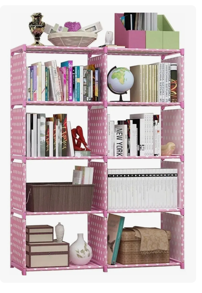 Librero Xtellar Cubo Rosa