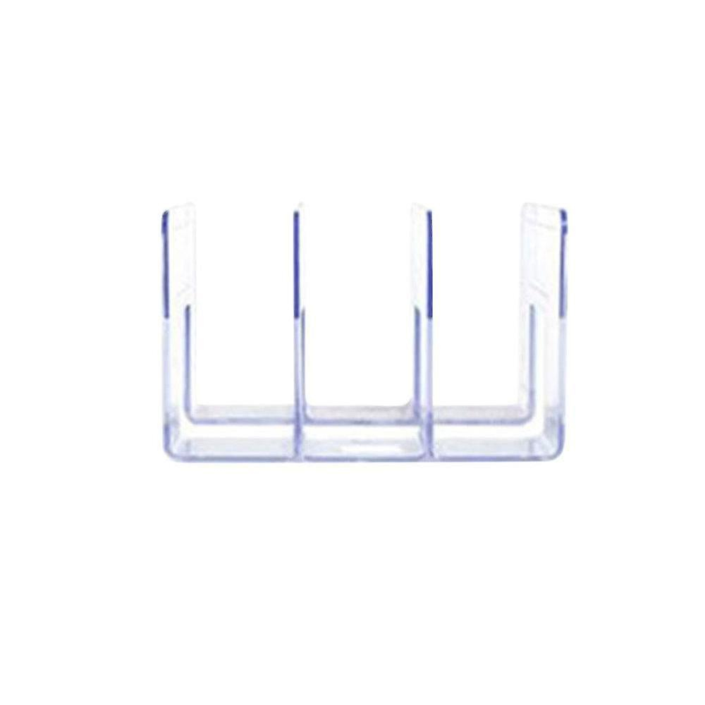 Bookends Huoguo, Estantería Acrílica Transparente Con 3 Cuadrículas - Venta Internacional.