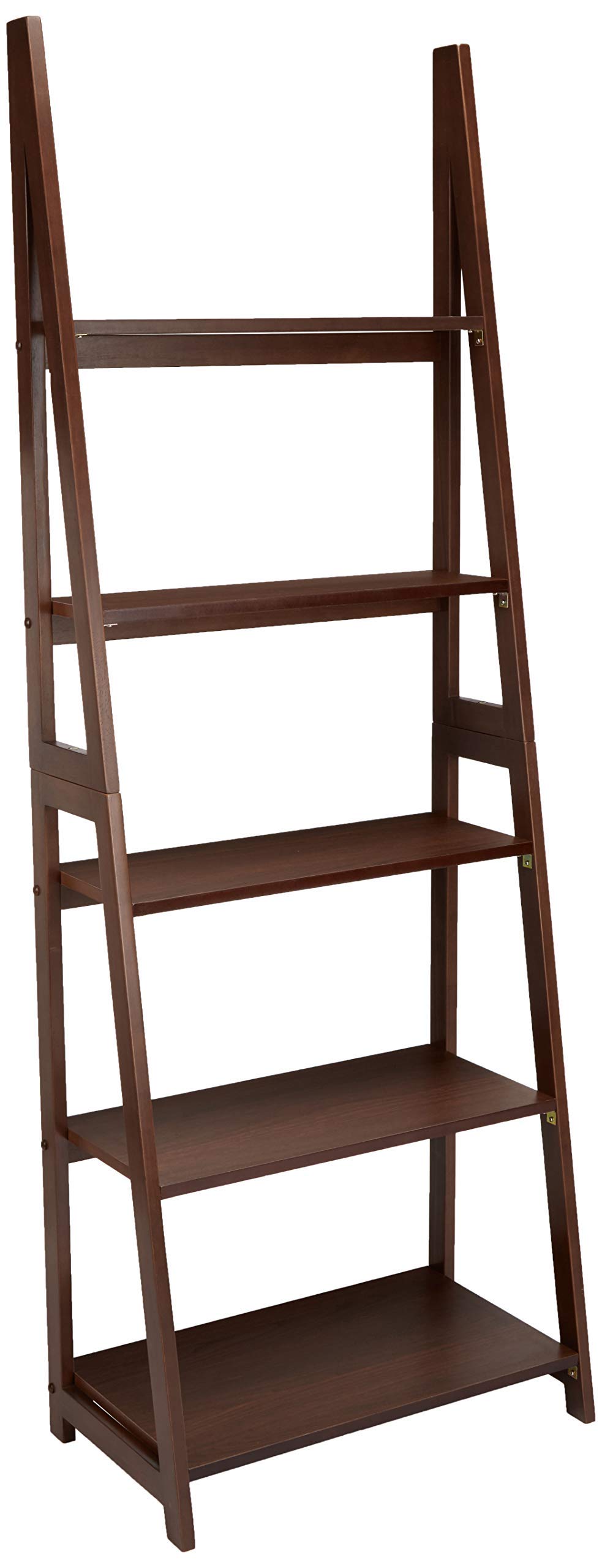 Foto 1 | Organizador De Estantería Amazon Basics, Moderno, 5 Niveles, Nogal - Venta Internacional.