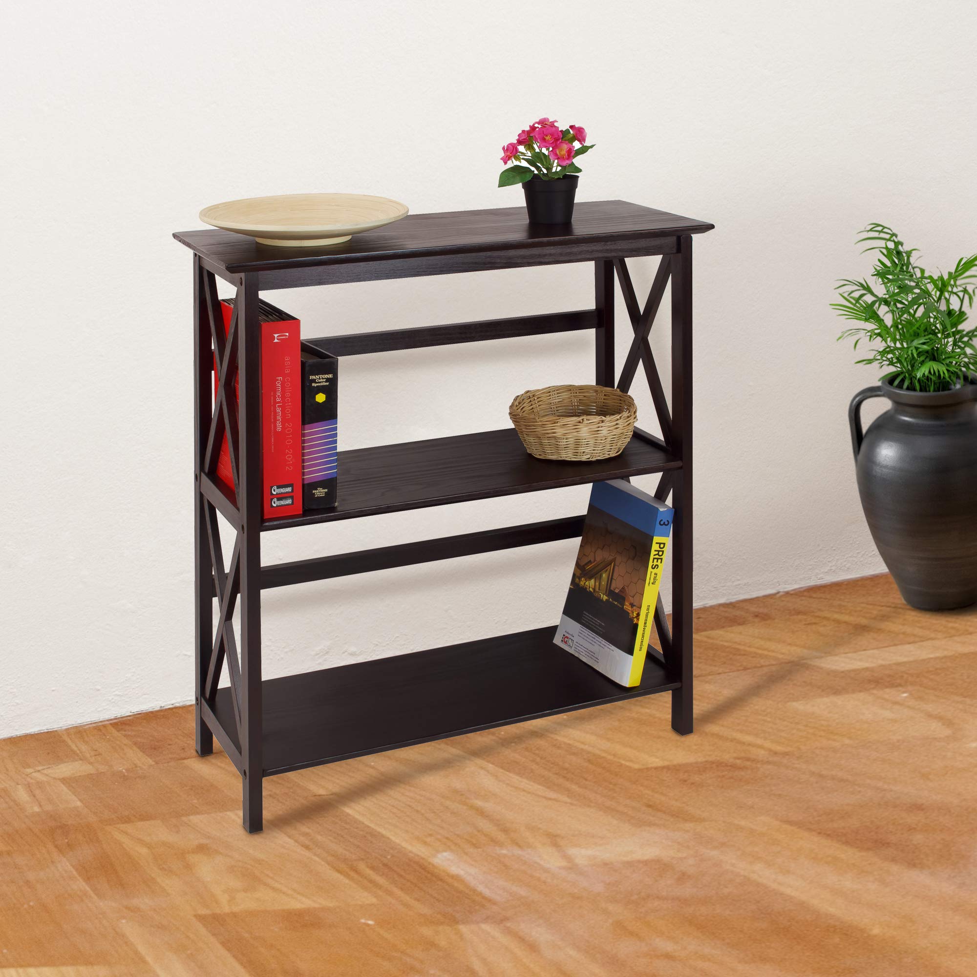 Foto 6 pulgar | Estantería Casual Home, Diseño Contemporáneo En Forma De X, 34 Cm - Venta Internacional.