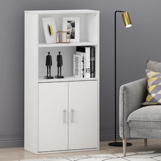 Foto 3 | Librería Furinno Pasir De 4 Niveles, Color Blanco - Venta Internacional.