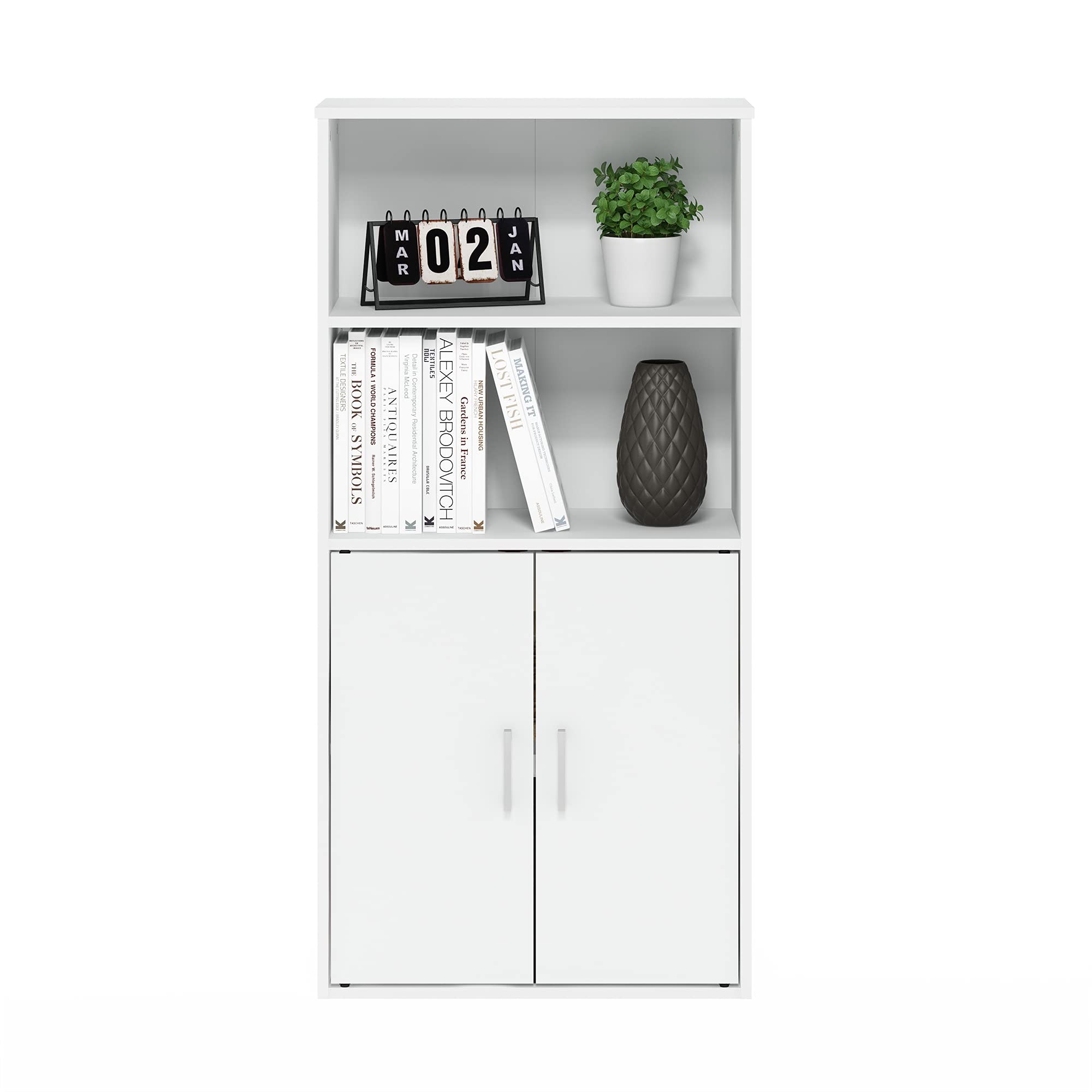 Foto 7 | Librería Furinno Pasir De 4 Niveles, Color Blanco - Venta Internacional.