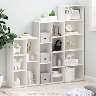 Foto 5 | Librería Furinno Luder De 5 Cubos Blanca - Venta Internacional.