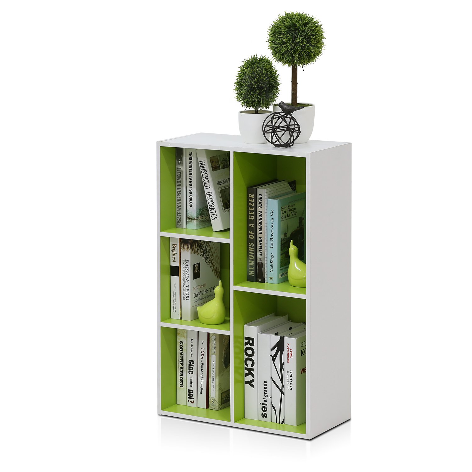 Foto 6 pulgar | Librero Furinno Luder de 5 Cubos Blanco- Venta Internacional