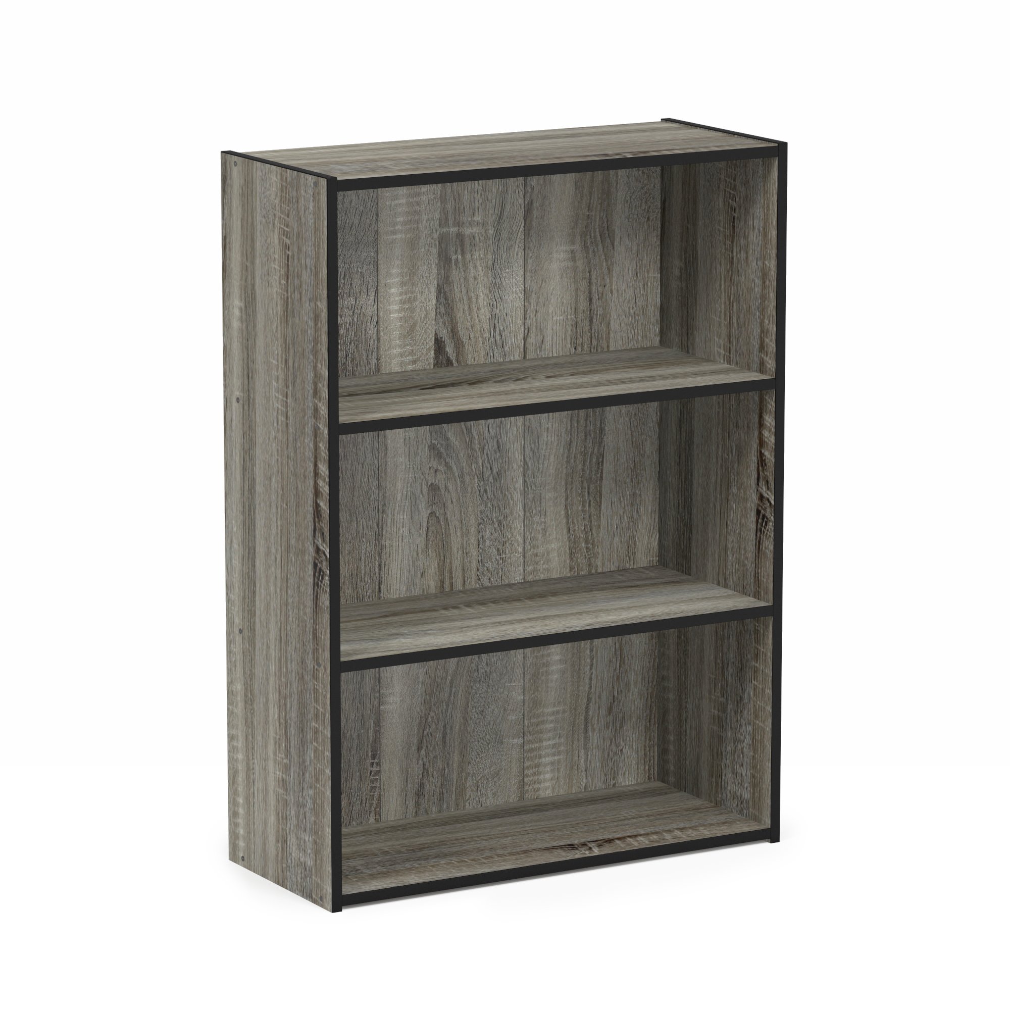 Foto 1 | Librero Furinno Pasir con 3 Niveles Gris - Venta Internacional