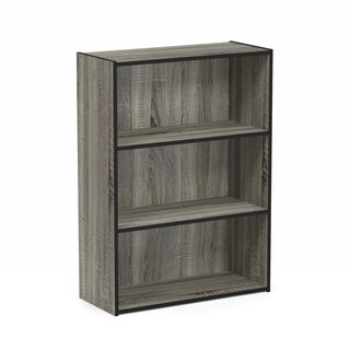 Foto 1 | Librero Furinno Pasir con 3 Niveles Gris - Venta Internacional