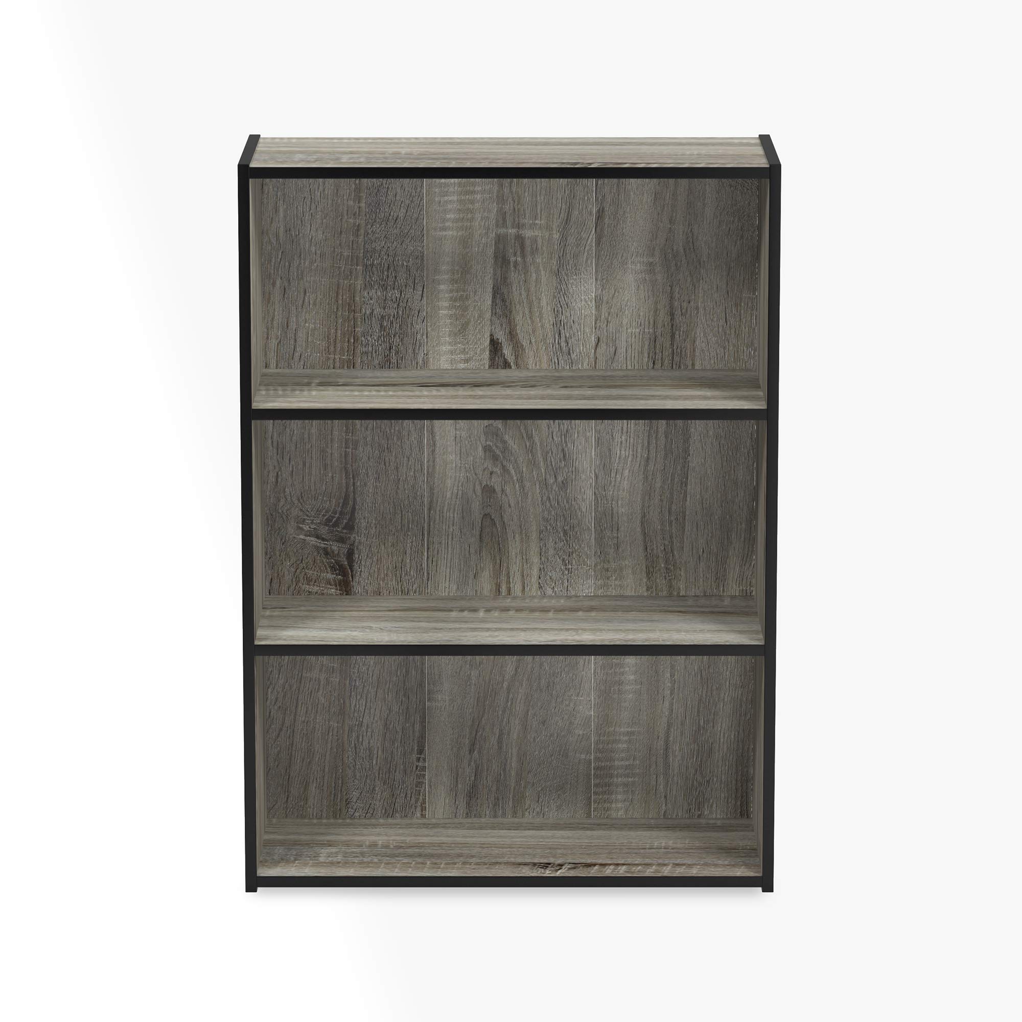 Foto 5 pulgar | Librero Furinno Pasir con 3 Niveles Gris - Venta Internacional