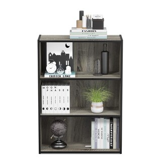 Foto 6 | Librero Furinno Pasir con 3 Niveles Gris - Venta Internacional