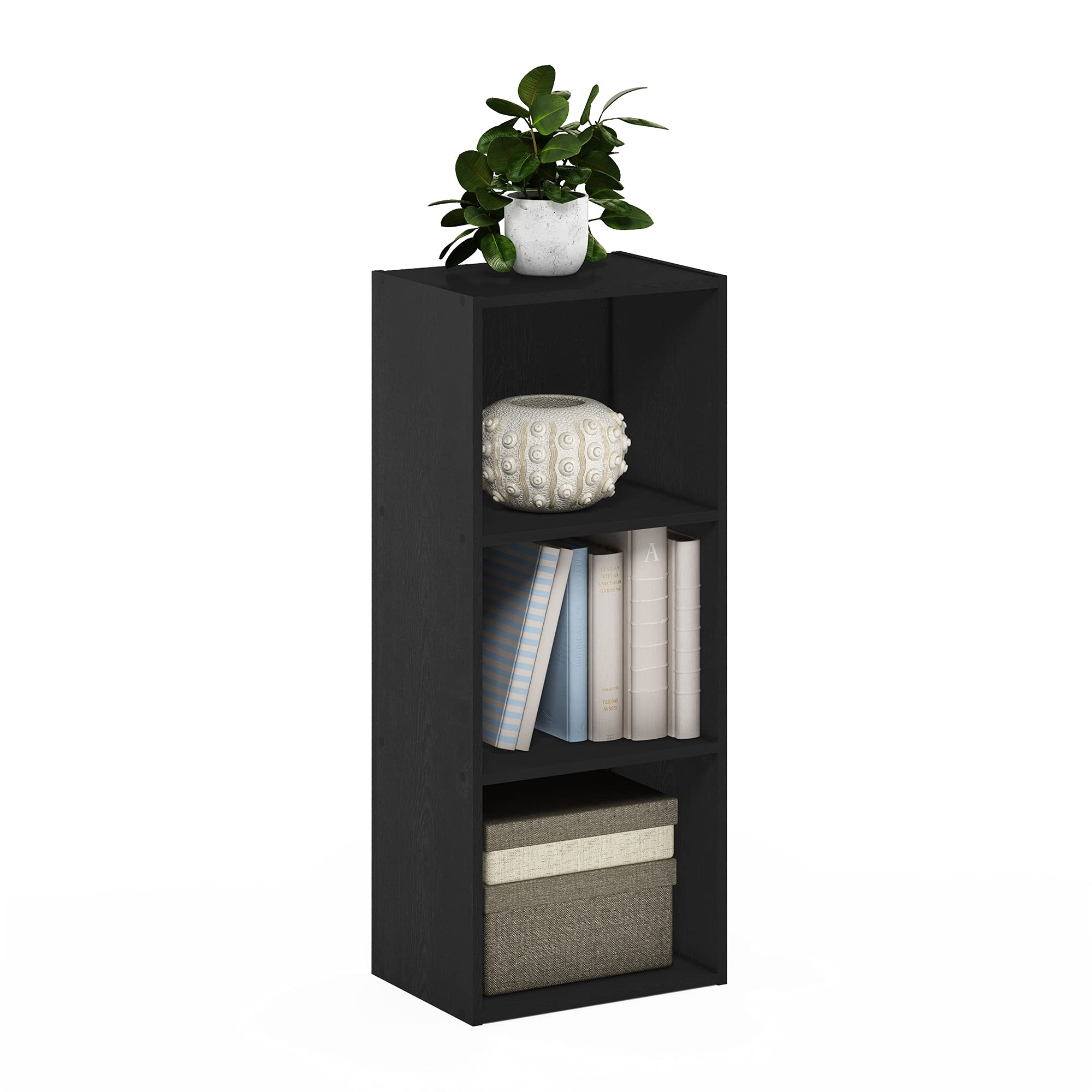 Foto 6 pulgar | Librero de Madera Furinno Negro-Venta Internacional