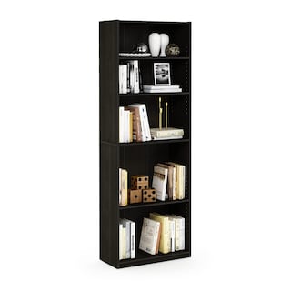 Foto 4 | Librero Furinno Jaya Simply Home 5 Estantes Espresso - Venta Internacional