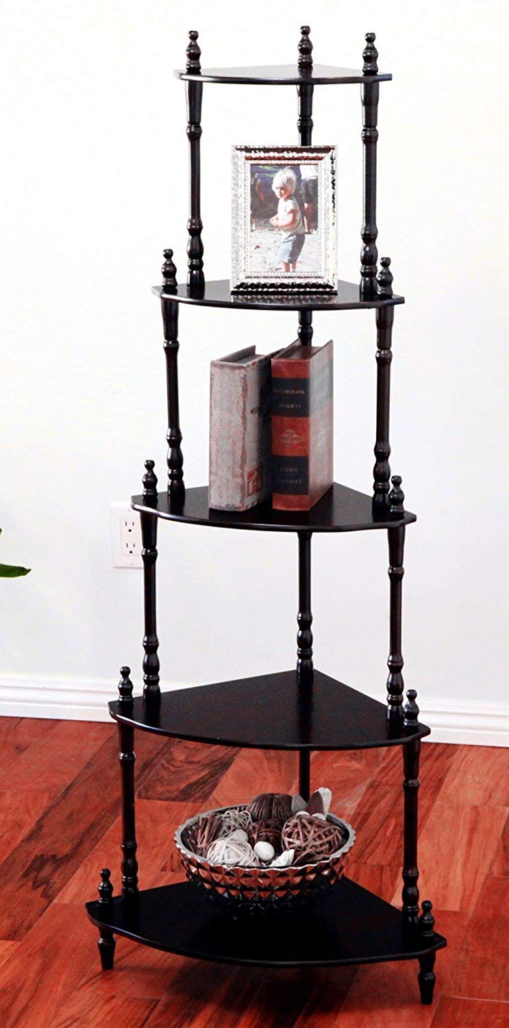 Foto 3 | Soporte De Esquina Ore International De Madera De Cerezo De 4 Niveles - Venta Internacional.