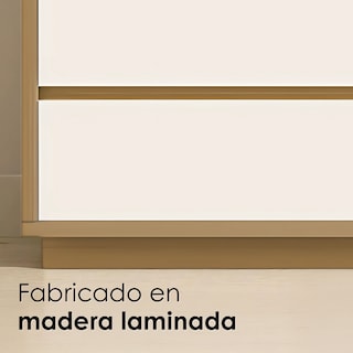 Foto 6 | Ilios Innova | Librero Minimalista Para Sala, Recámara U Oficina, Estante Organizador De Madera Color Maple Con Cajones
