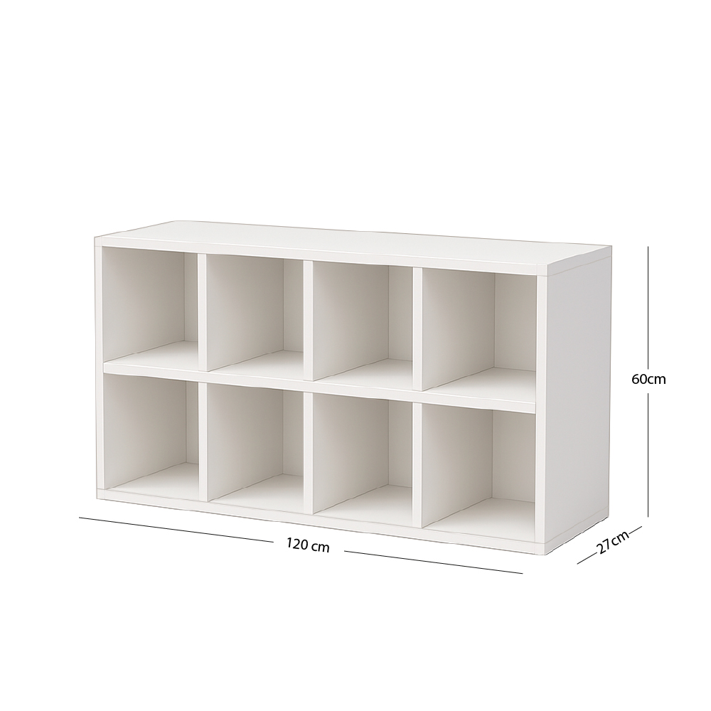 Foto 8 | Librero Organizador de MDF Blanco