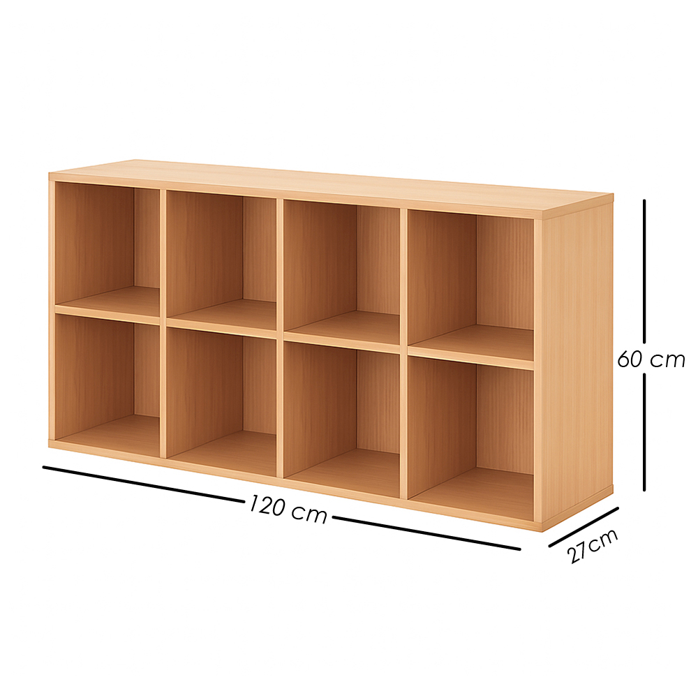 Foto 3 pulgar | Librero Organizador de MDF  Maple