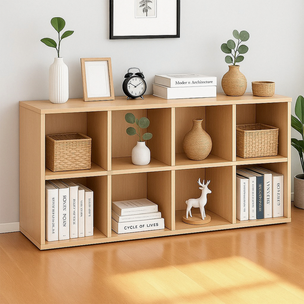 Foto 6 pulgar | Librero Organizador de MDF  Maple
