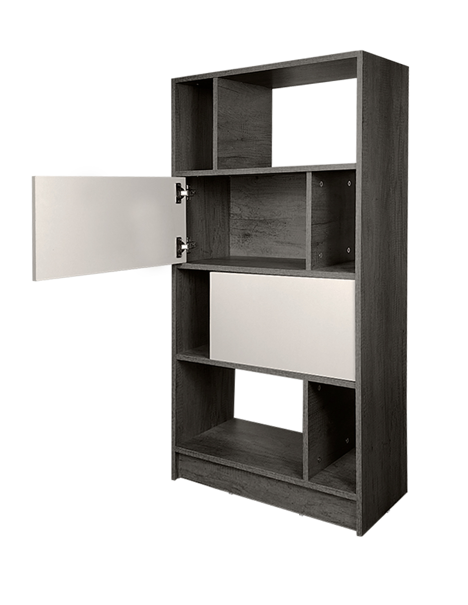 Foto 5 | Librero Organizador Con Puertas Modelo: Derek