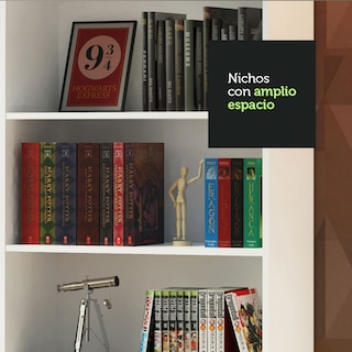 Foto 5 | Estante Librero Organizador Madesa 6908 Con 6 Nichos Blanco 1