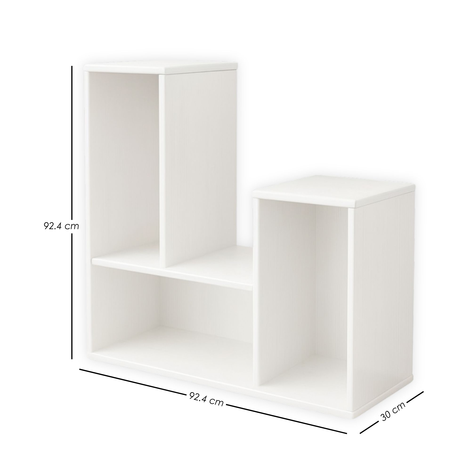 Foto 3 pulgar | Ilios Innova | Librero Modular De 3 Cubos De Mdf Con Diseño Moderno Reconfigurable