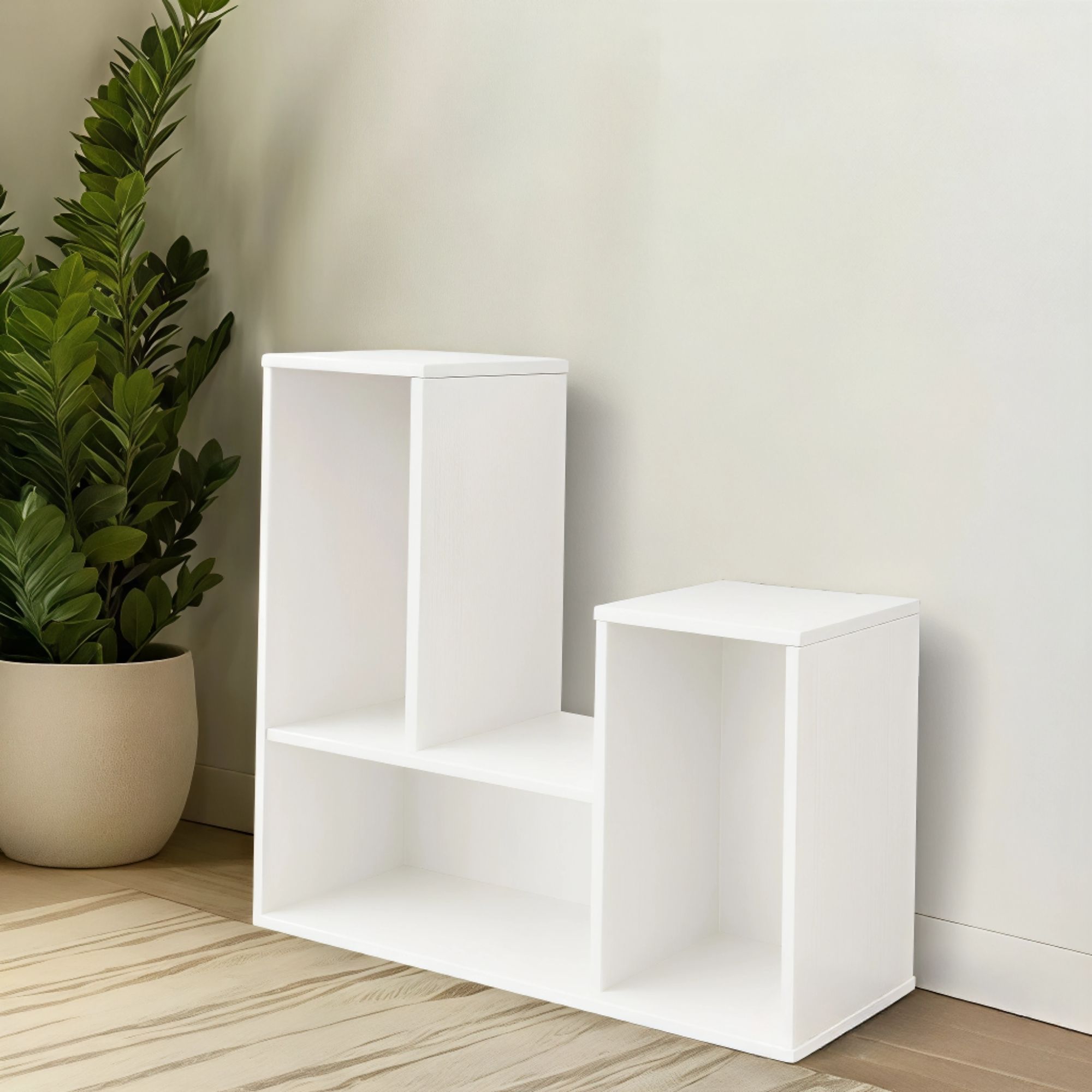 Foto 6 pulgar | Ilios Innova | Librero Modular De 3 Cubos De Mdf Con Diseño Moderno Reconfigurable