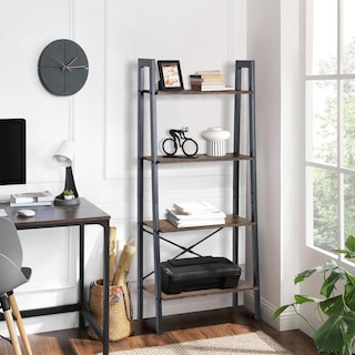 Foto 3 | Librería Furniturer Dasan Marrón 56 X 34 X 137.5 Cm