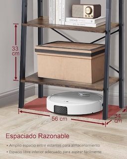 Foto 7 | Librería Furniturer Dasan Marrón 56 X 34 X 137.5 Cm