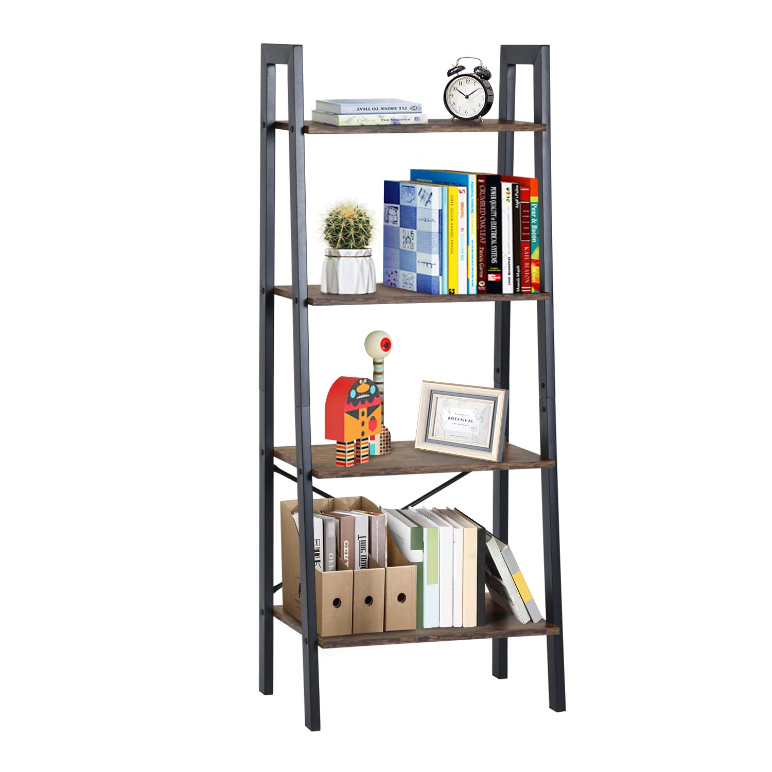 Foto 8 | Librería Furniturer Dasan Marrón 56 X 34 X 137.5 Cm