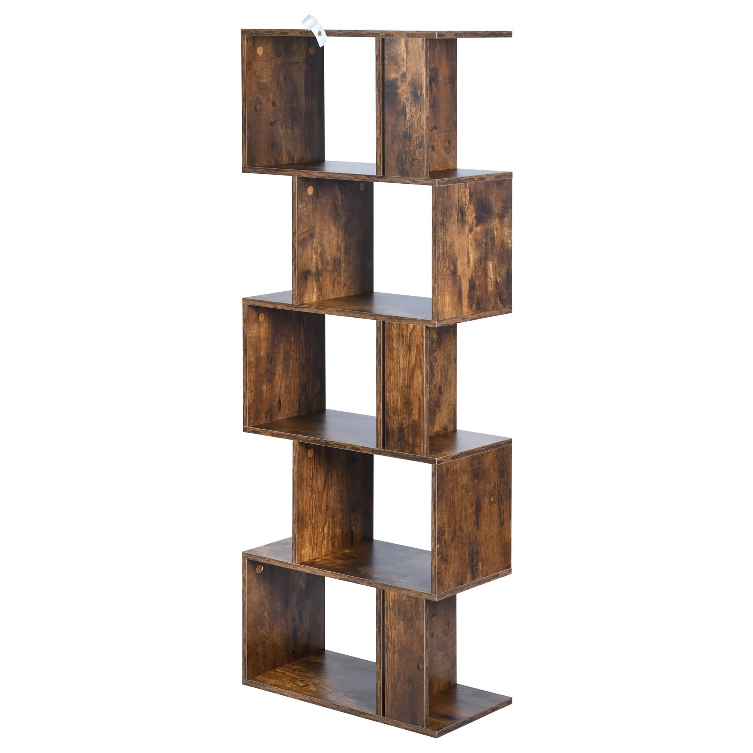 Foto 7 | Librería Furniturer Concord Marrón 59 X 29 X 156 Cm