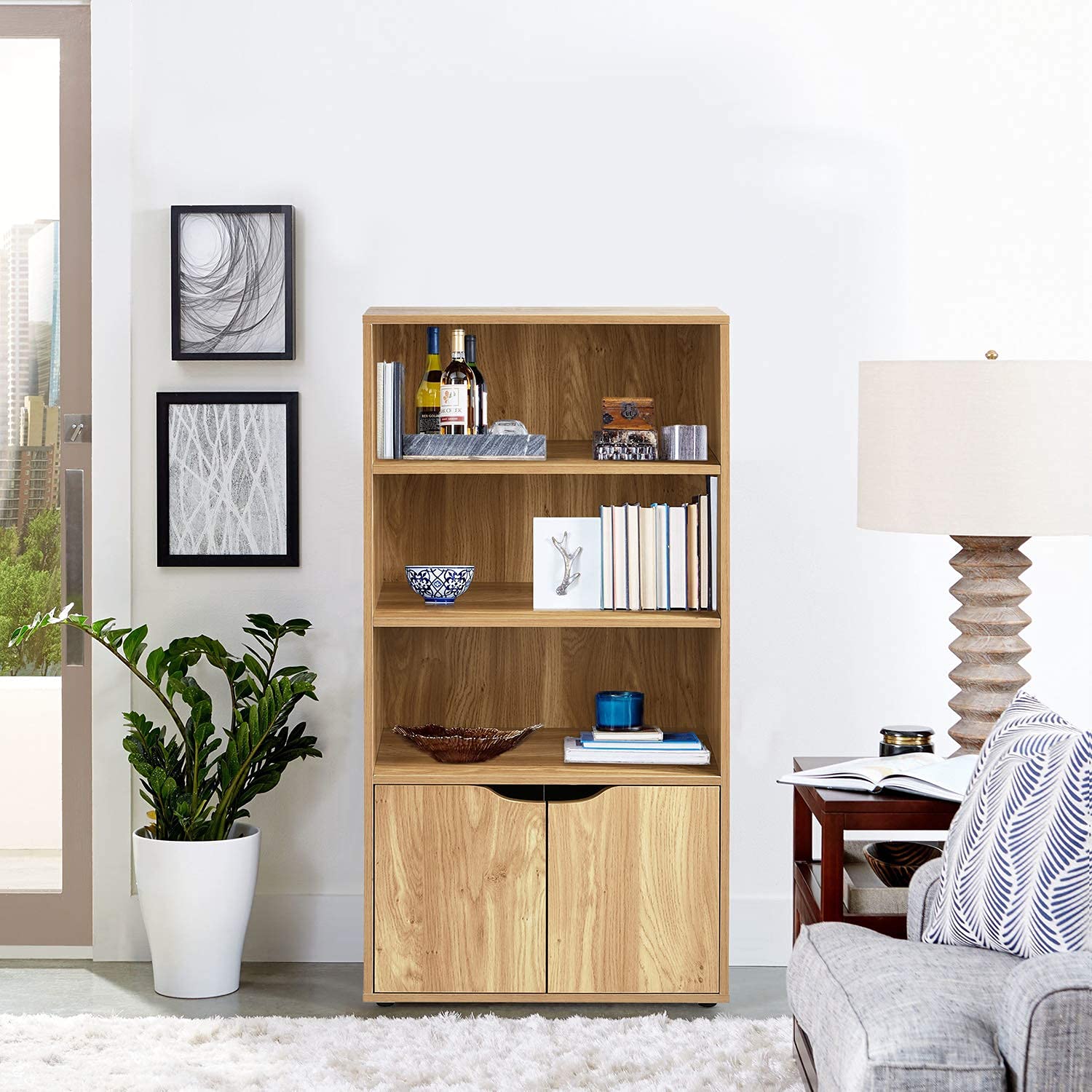 Librero De Madera Furniturer Konz Café