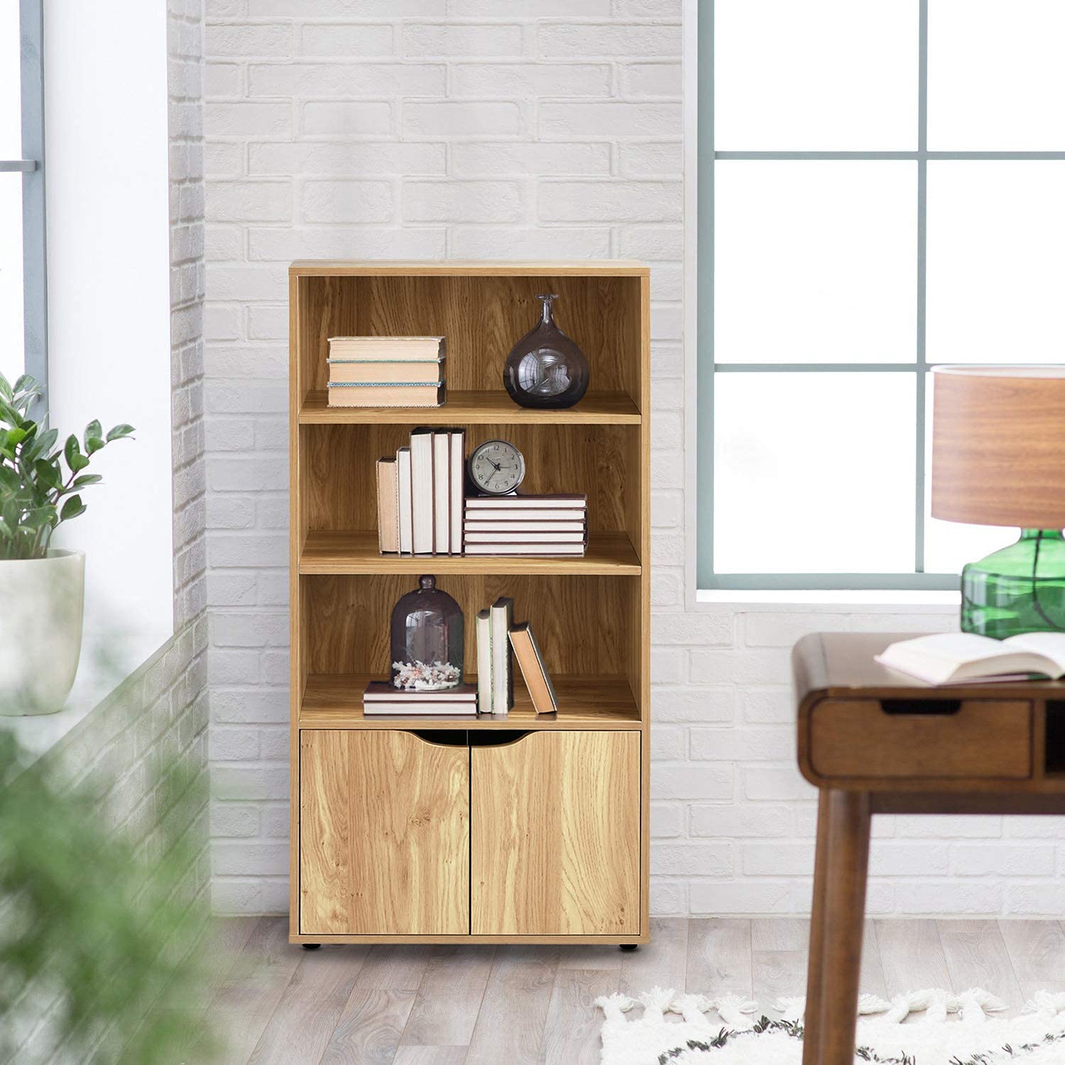 Foto 9 pulgar | Libreros Furniturer Konz Multicolor 29 X 58.8 X 120 Cm