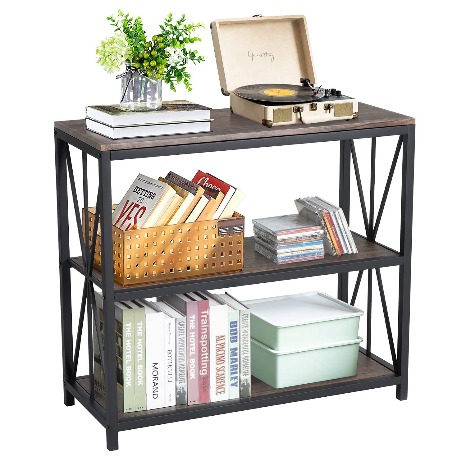 Librería Furniturer Honourable Marrón 90 X 38 X 81 Cm）