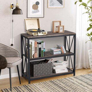Foto 2 | Librería Furniturer Honourable Marrón 90 X 38 X 81 Cm)