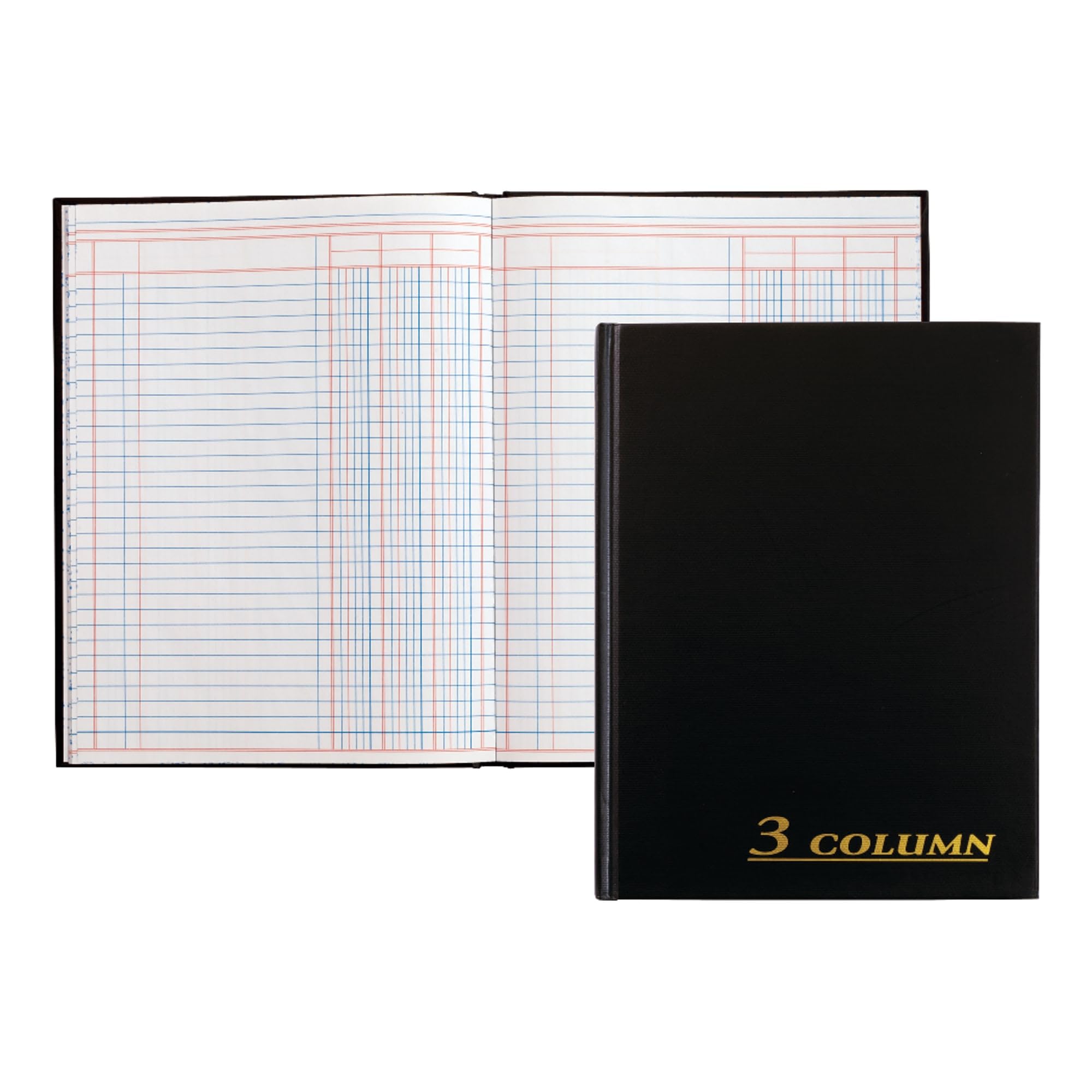 Foto 1 | Libro De Cuentas Adams Arb8003m  7 X 23 Cm  80 Páginas  3 Columnas  Negro - Venta Internacional.