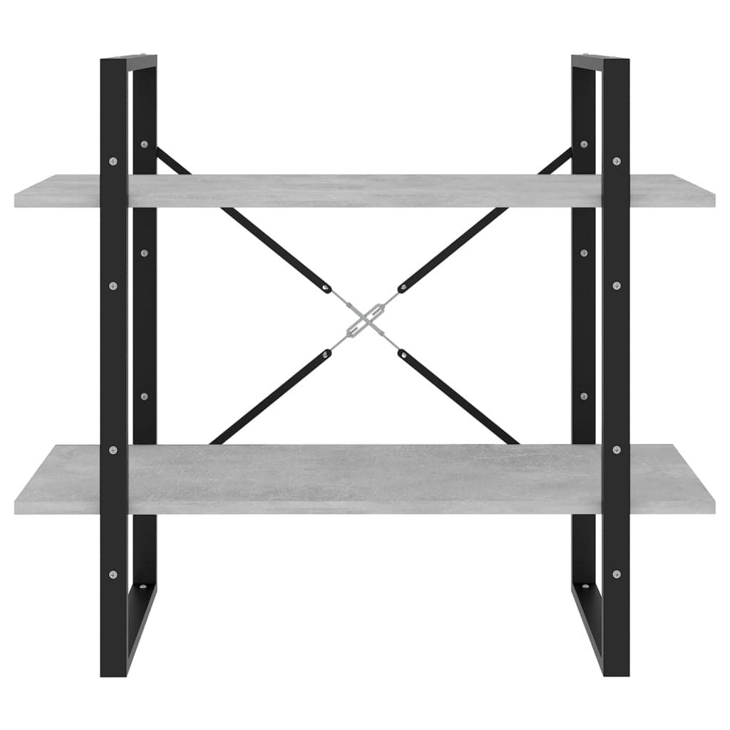 Foto 5 pulgar | Armario Vidaxl De Madera Aglomerada Gris Hormigón De 2 Niveles - Venta Internacional.