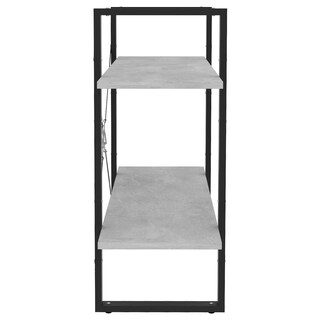 Foto 5 | Armario Vidaxl De Madera Aglomerada Gris Hormigón De 2 Niveles - Venta Internacional.