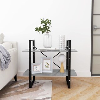Foto 6 | Armario Vidaxl De Madera Aglomerada Gris Hormigón De 2 Niveles - Venta Internacional.