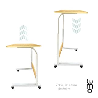 Foto 5 | Mesa para Laptop Lumo con Ruedas Ajustable